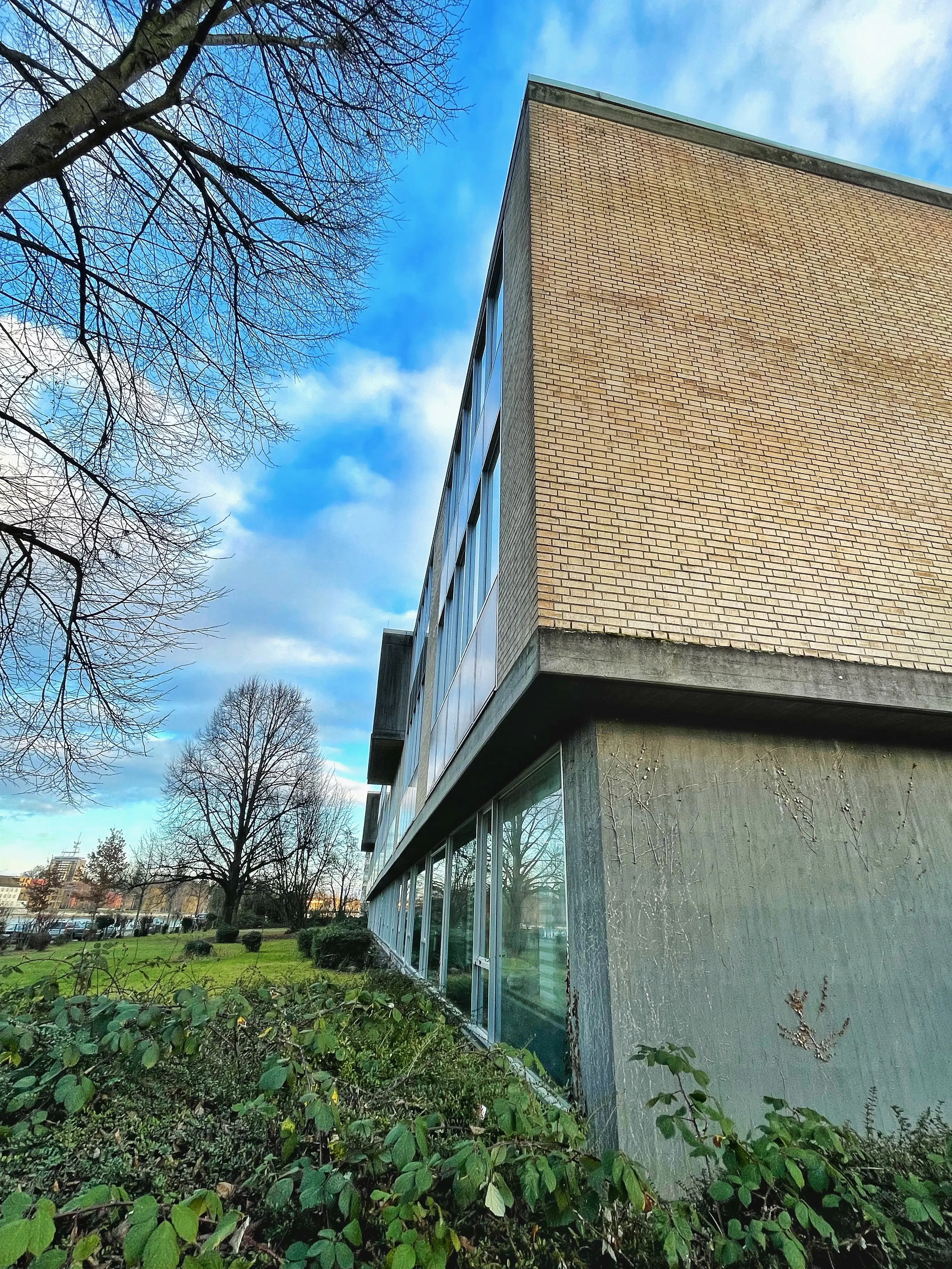 Die Architektur der Konstanzer Wessenbergschule findet ihren Ursprung im Bauhaus.